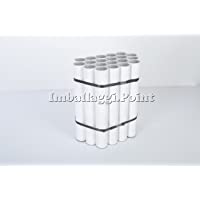 IMBALLAGGI.POINT - PAQUETE DE 20 TUBOS POSTALES DE CARTON CON TAPA ENVIO EMBALAJE CILINDROS ALTURA 370MM X 50 MM…